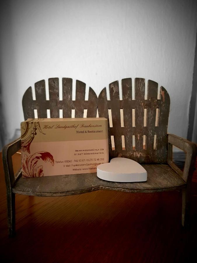 Hotel Landgasthof Frankenstern Gossweinstein Εξωτερικό φωτογραφία